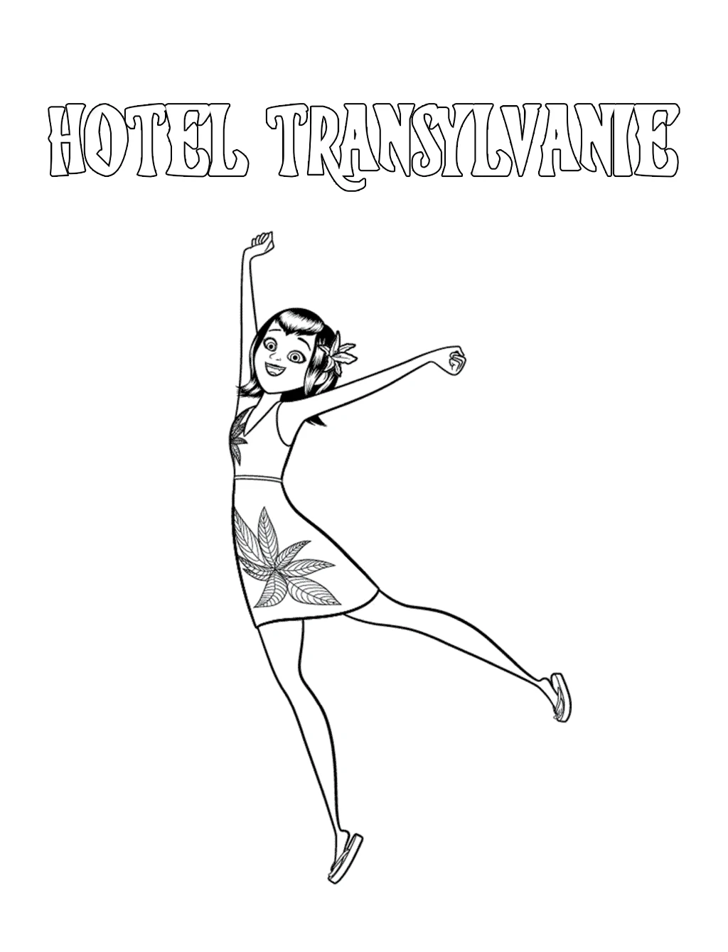 coloriage Hôtel Transylvanie a telecharger