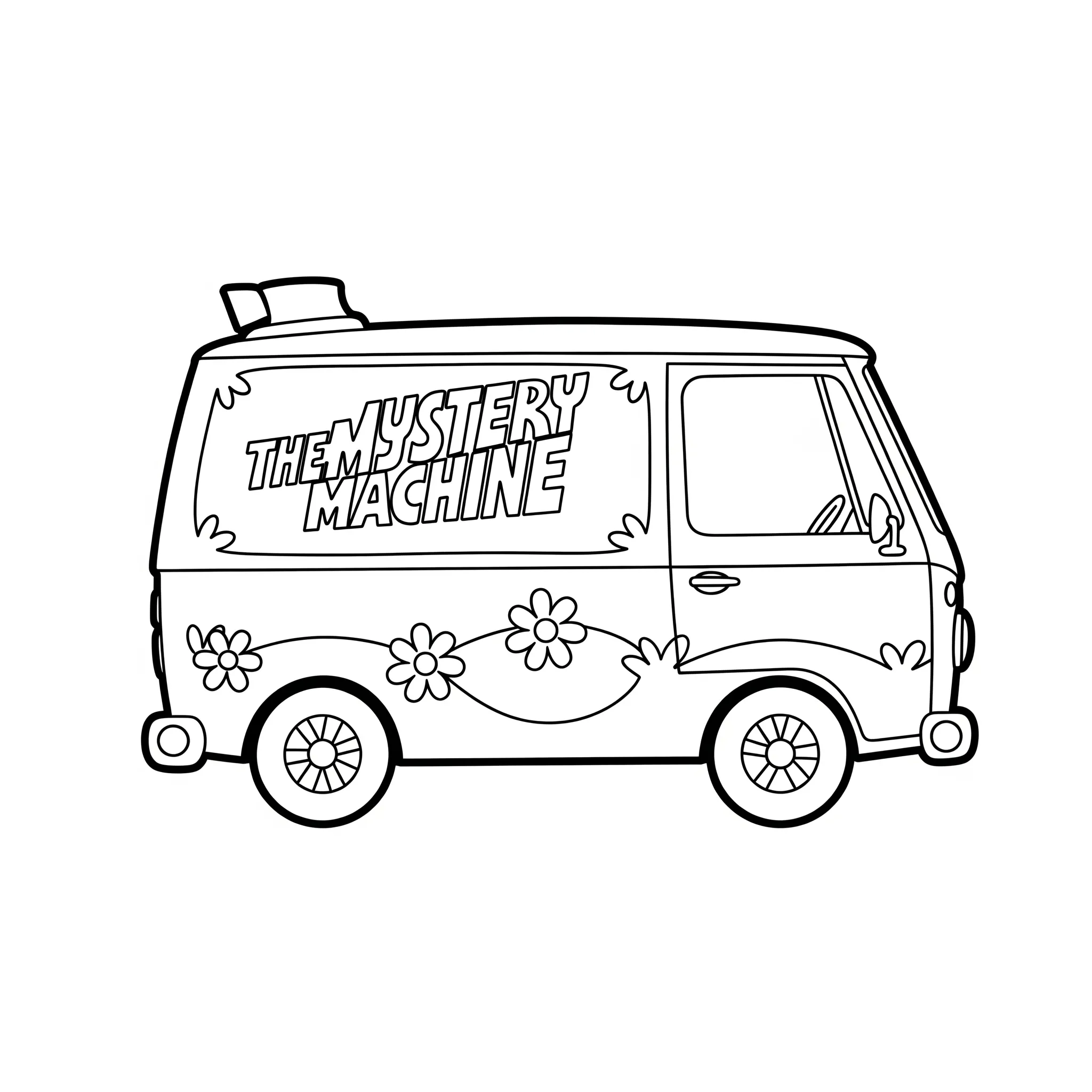 télécharger coloriage Le Mystery Machine gratuit