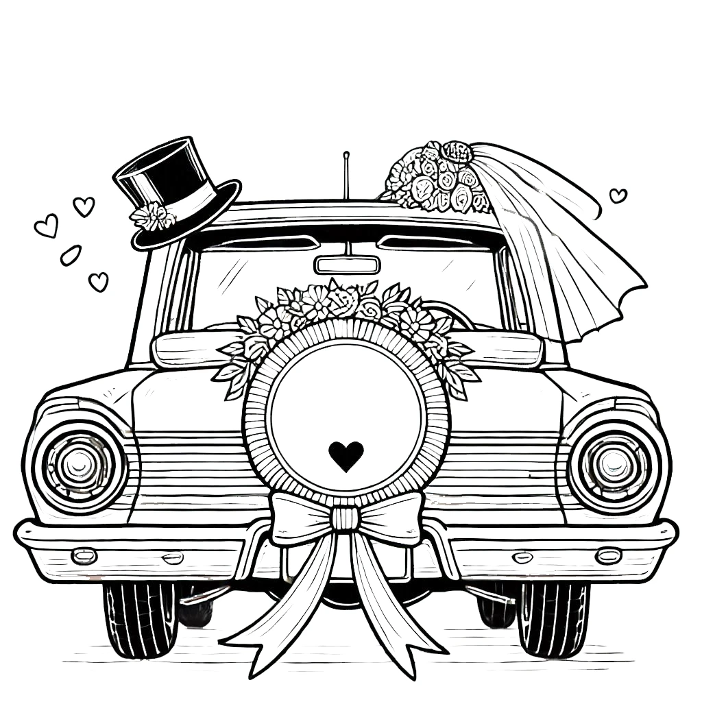 a imprimer coloriage Mariage gratuit