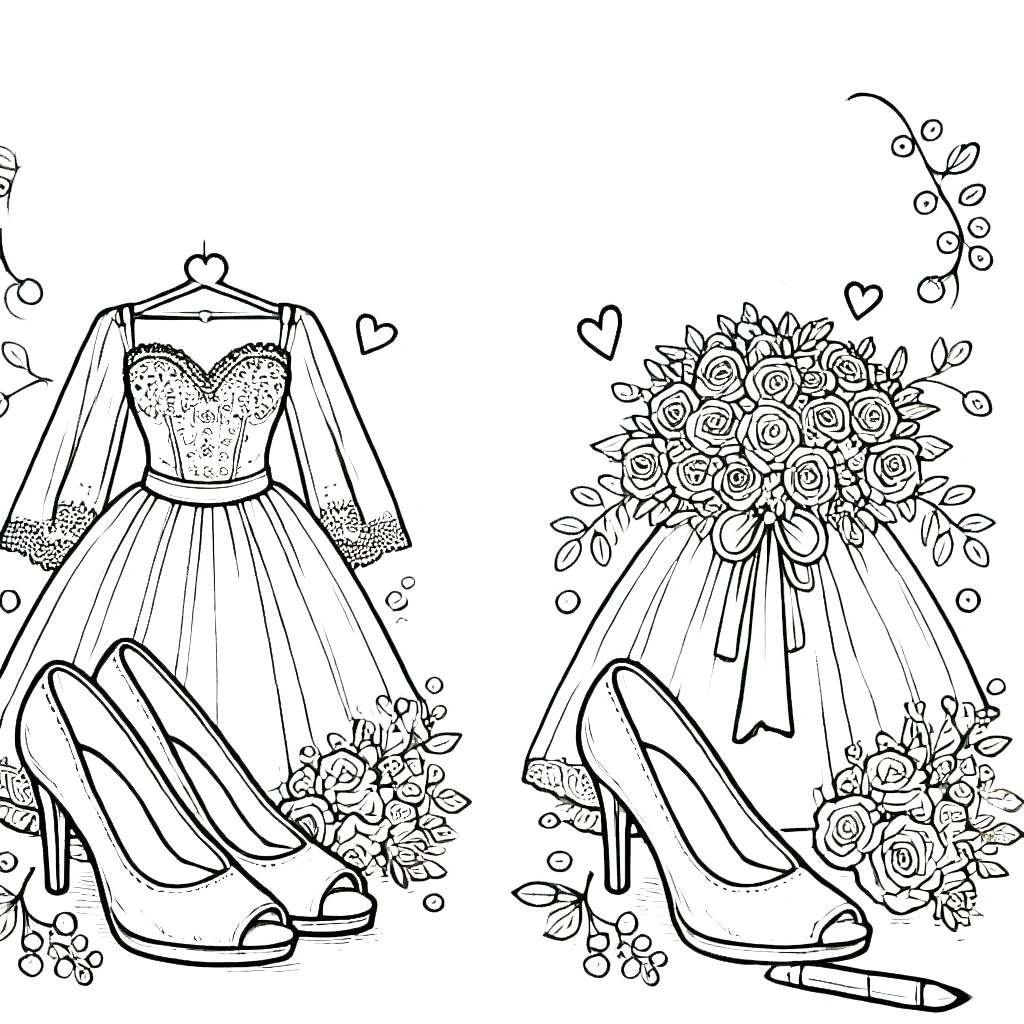 coloriage Mariage gratuit en ligne