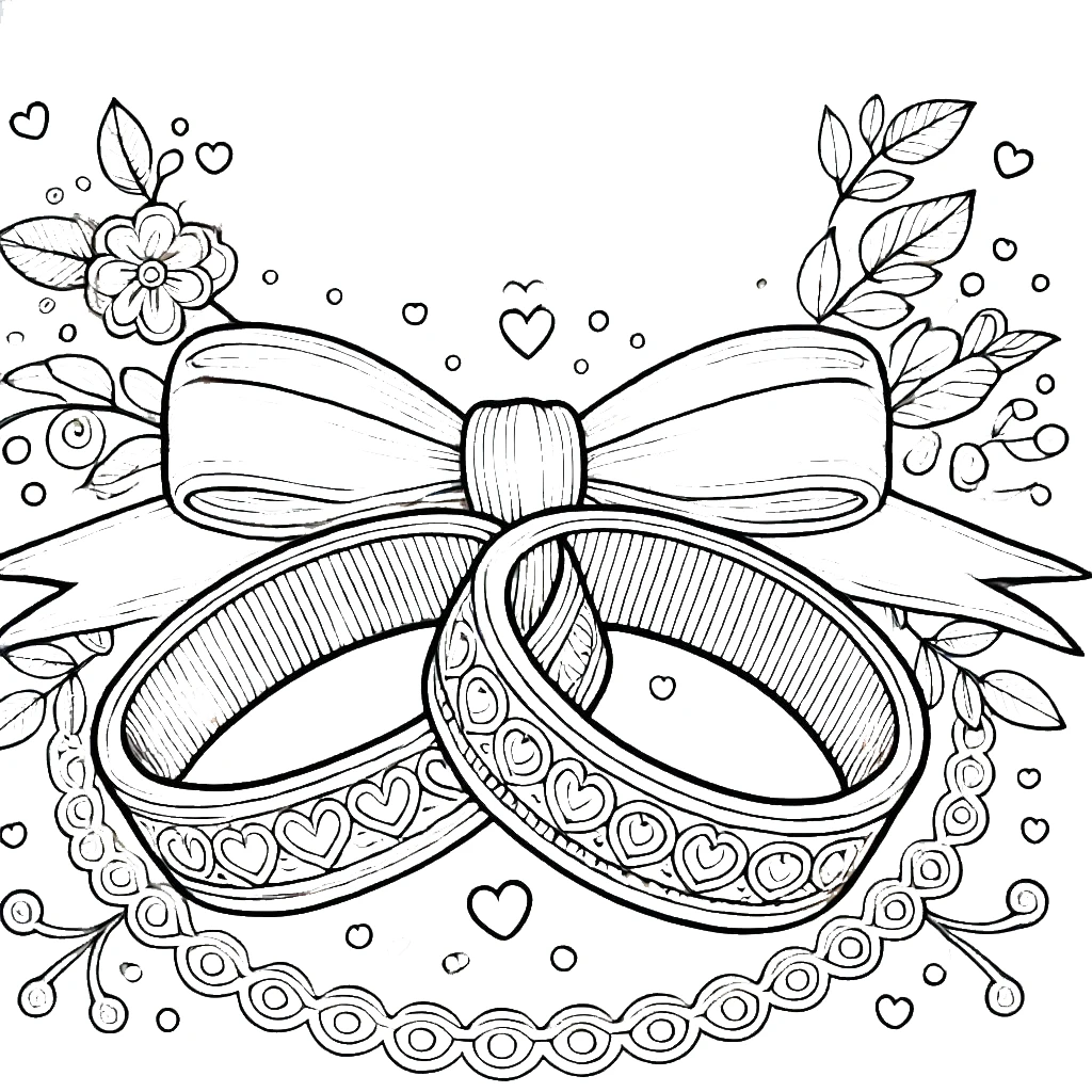 coloriage Mariage pour enfants