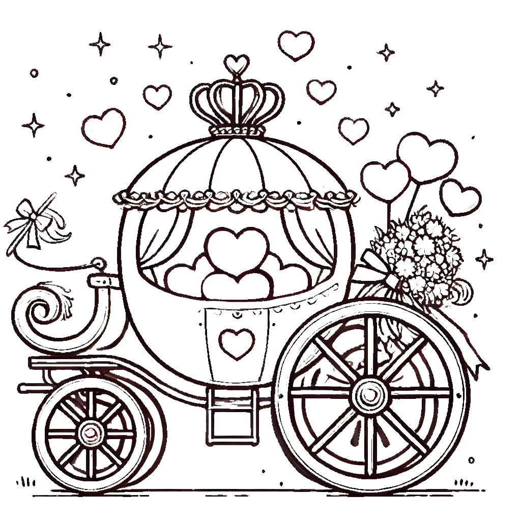 coloriage Mariage pour enfant gratuit