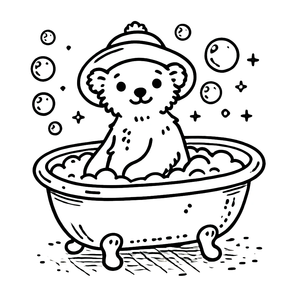 coloriage Paddington pour enfant de 6 ans