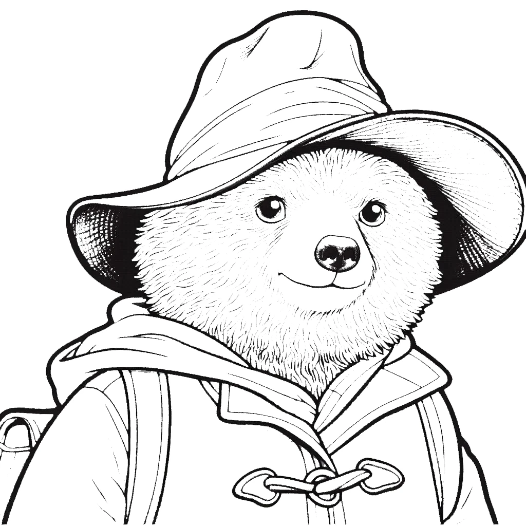 coloriage Paddington et dessin a imprimer