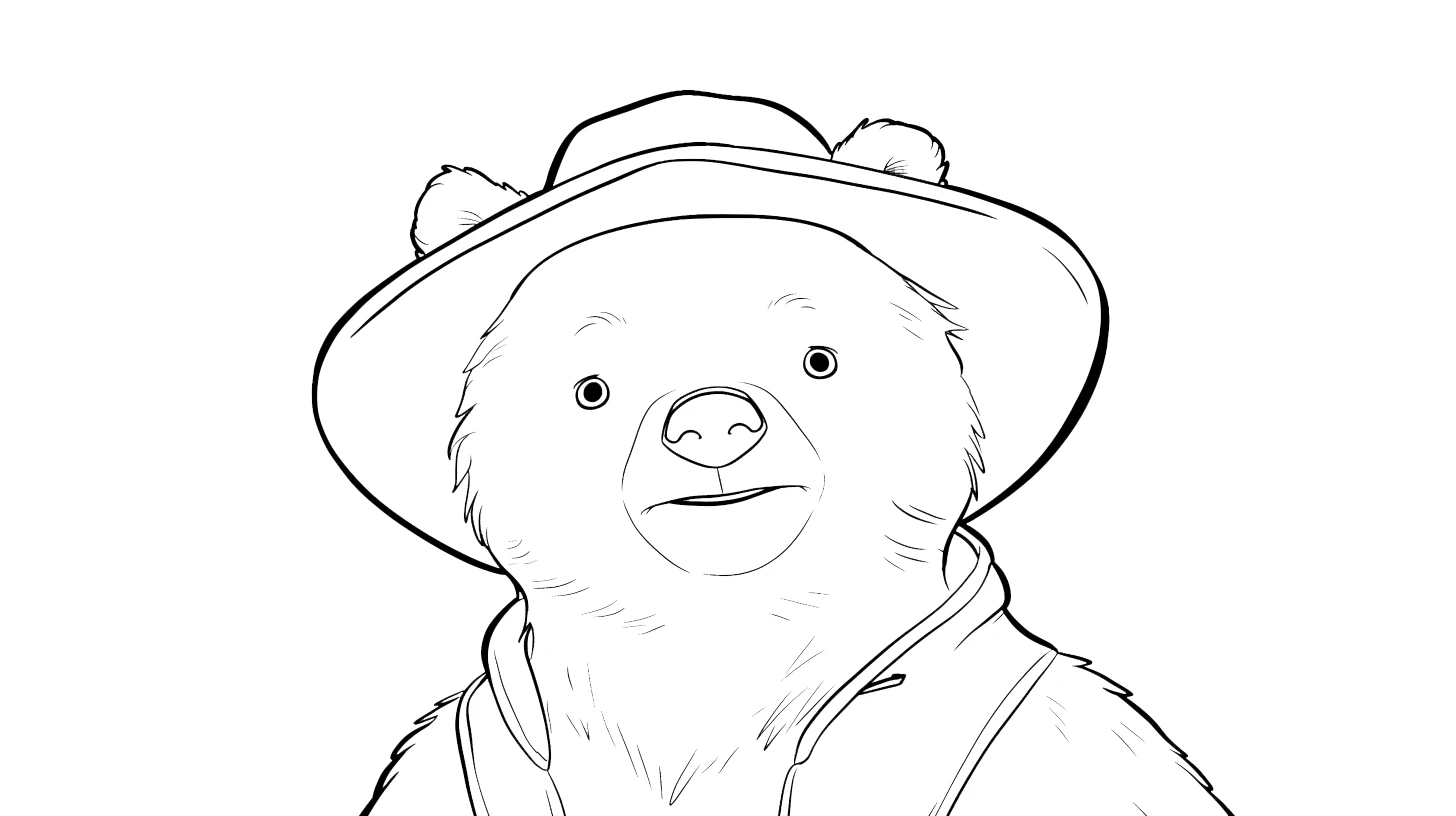 imprimer coloriage Paddington