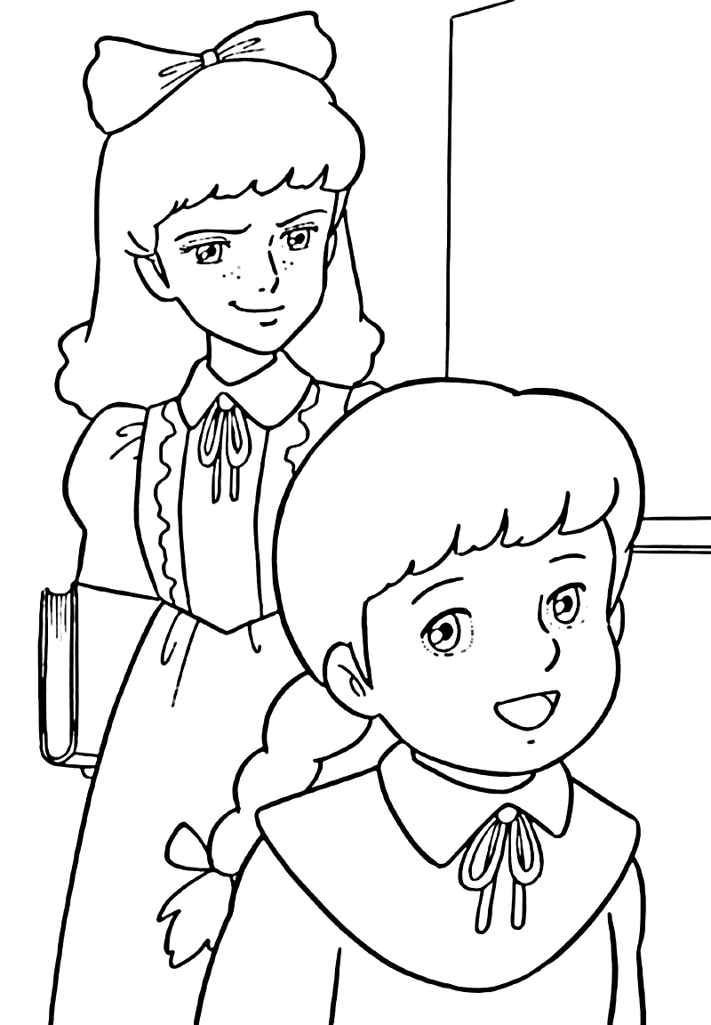 coloriage Princesse Sarah a imprimer gratuit