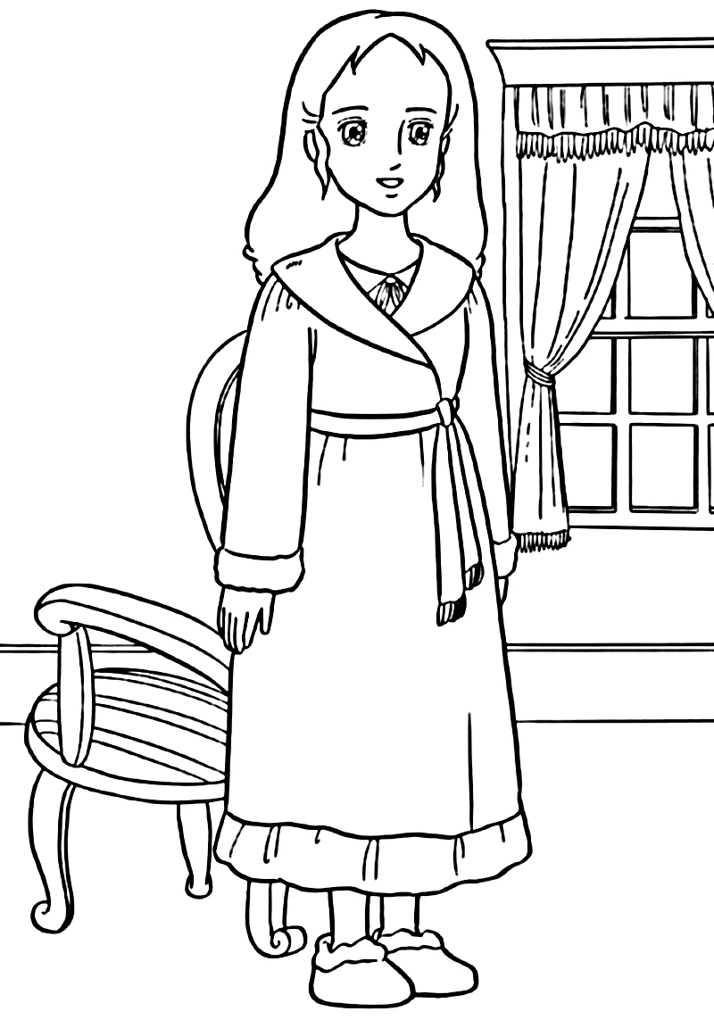 coloriage Princesse Sarah en ligne 1