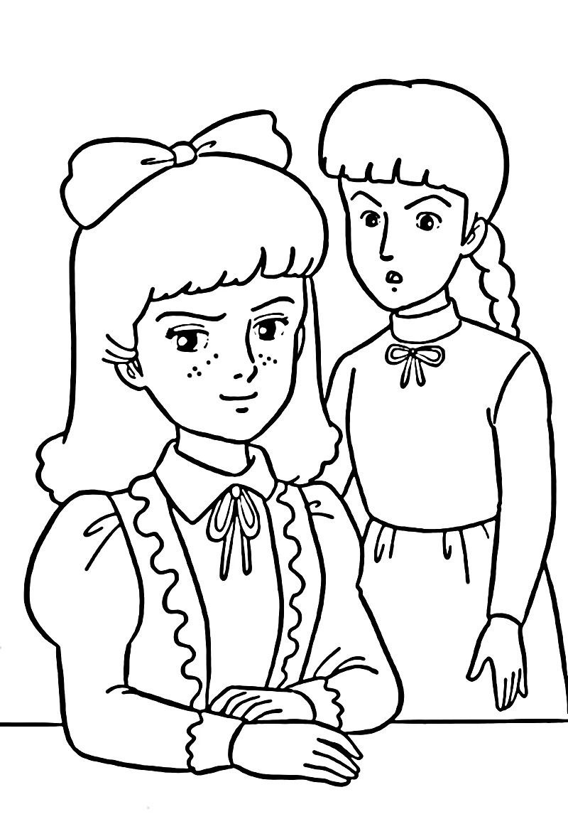 coloriage Princesse Sarah à imprimer gratuitement pdf