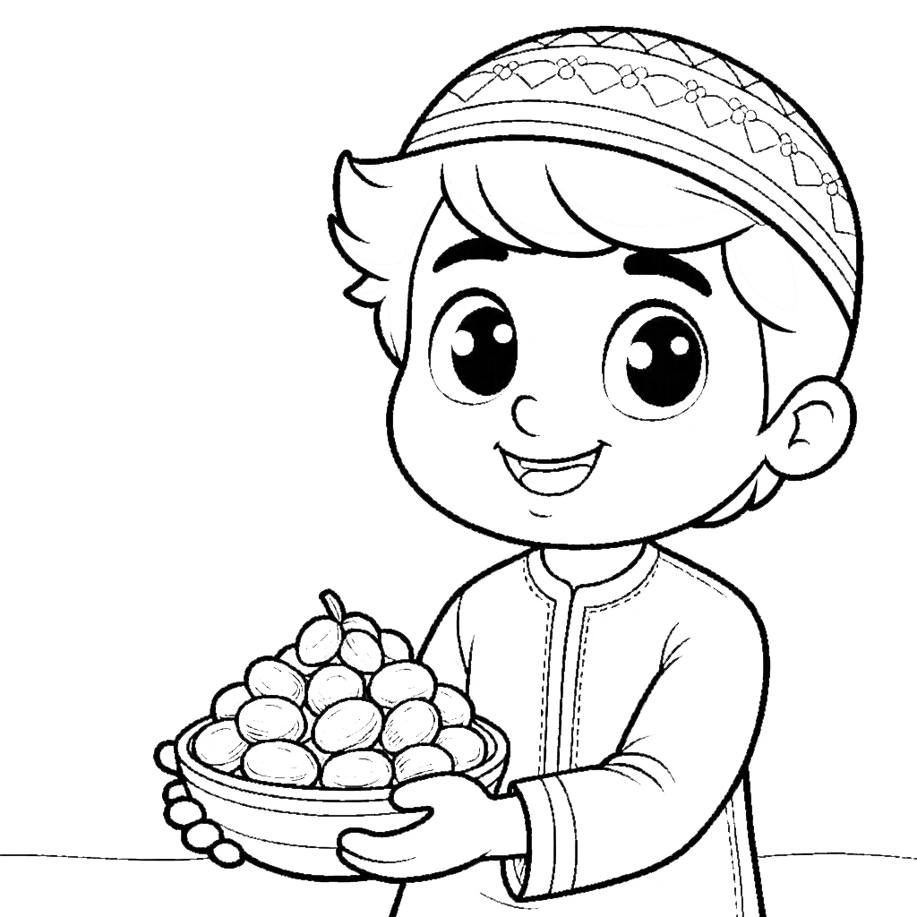 coloriage Ramadan en ligne pour enfant