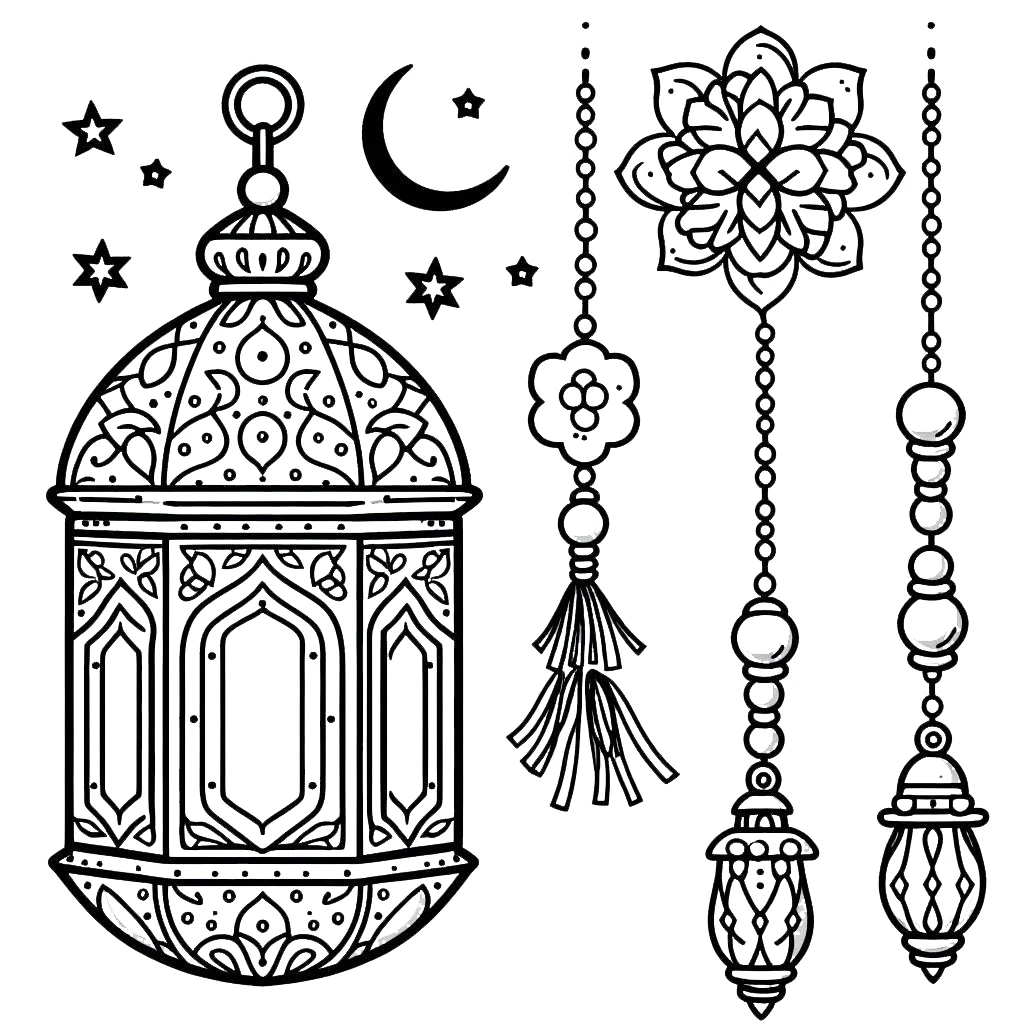 coloriage Ramadan pour bebe a imprimer