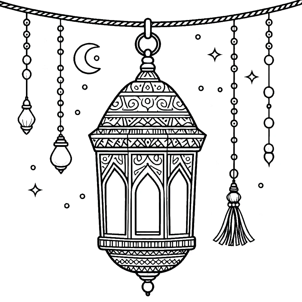 imprimer coloriage Ramadan