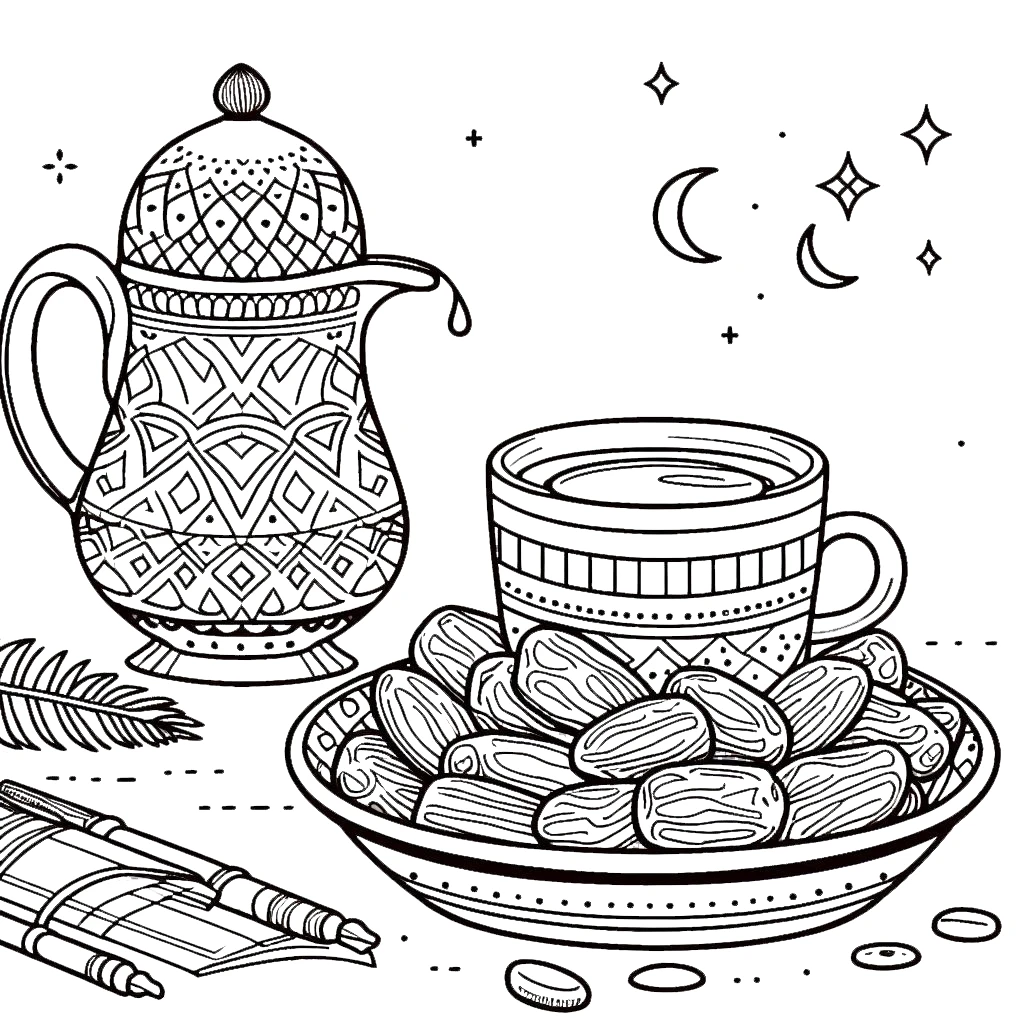 coloriage Ramadan a imprimer