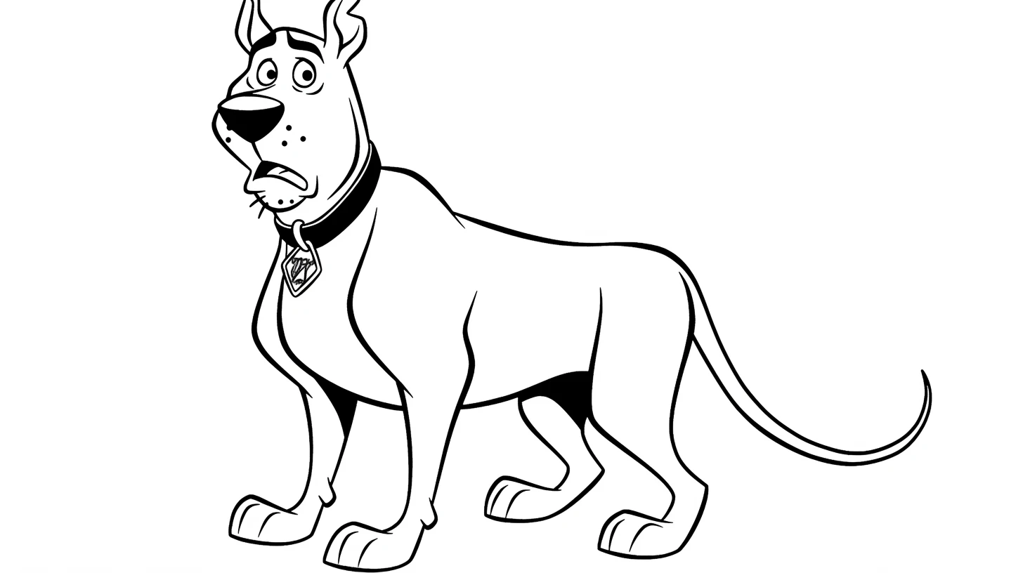 coloriage Scooby Doo en ligne