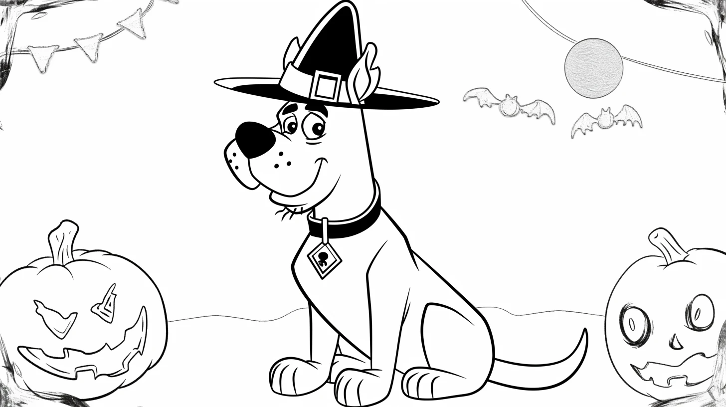 coloriage Scooby Doo en ligne pour enfant 2