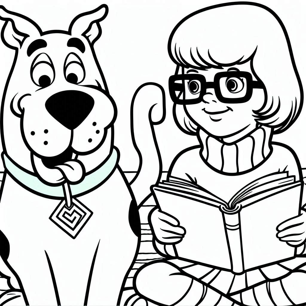 coloriage Scooby Doo en ligne pour enfant