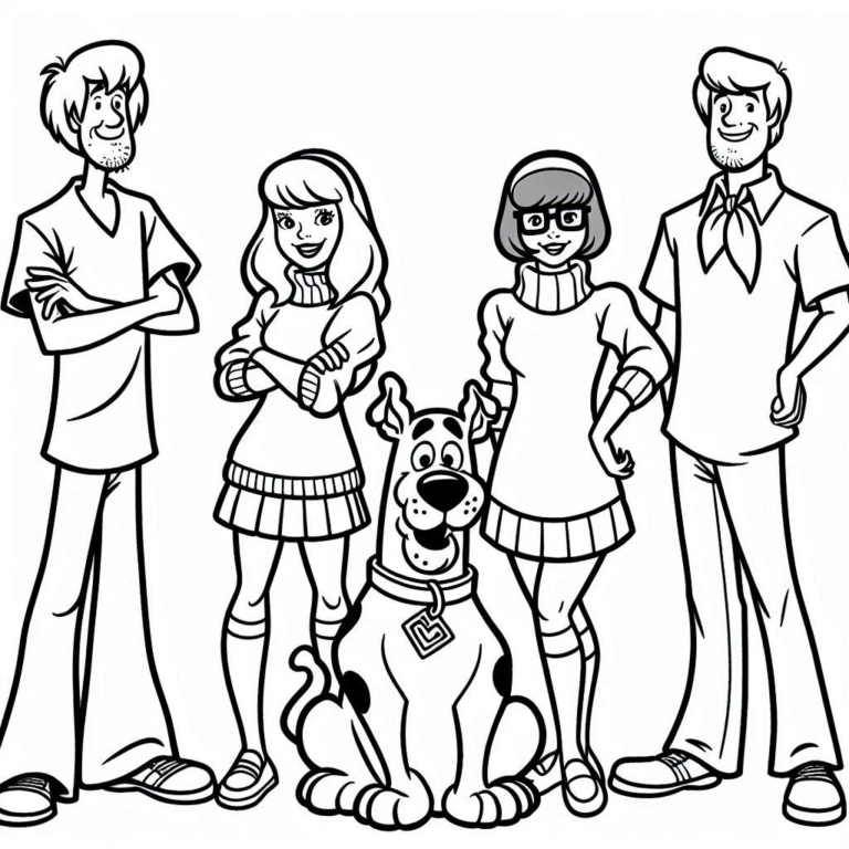Coloriage Scooby Doo
