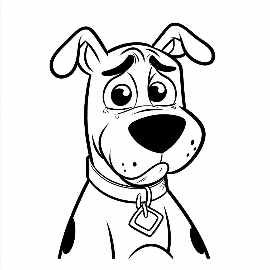 coloriage Scooby Doo à imprimer