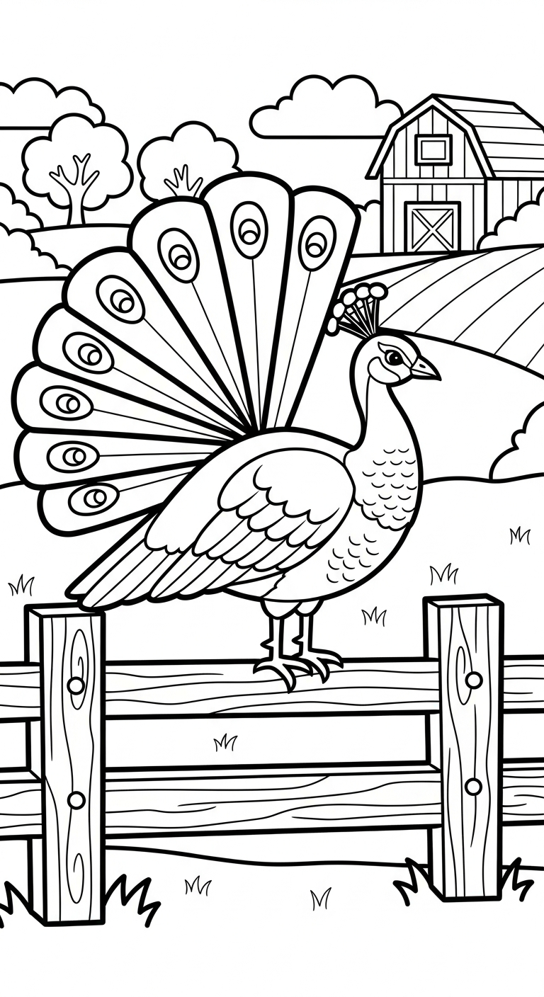 coloriage Paon updated en ligne