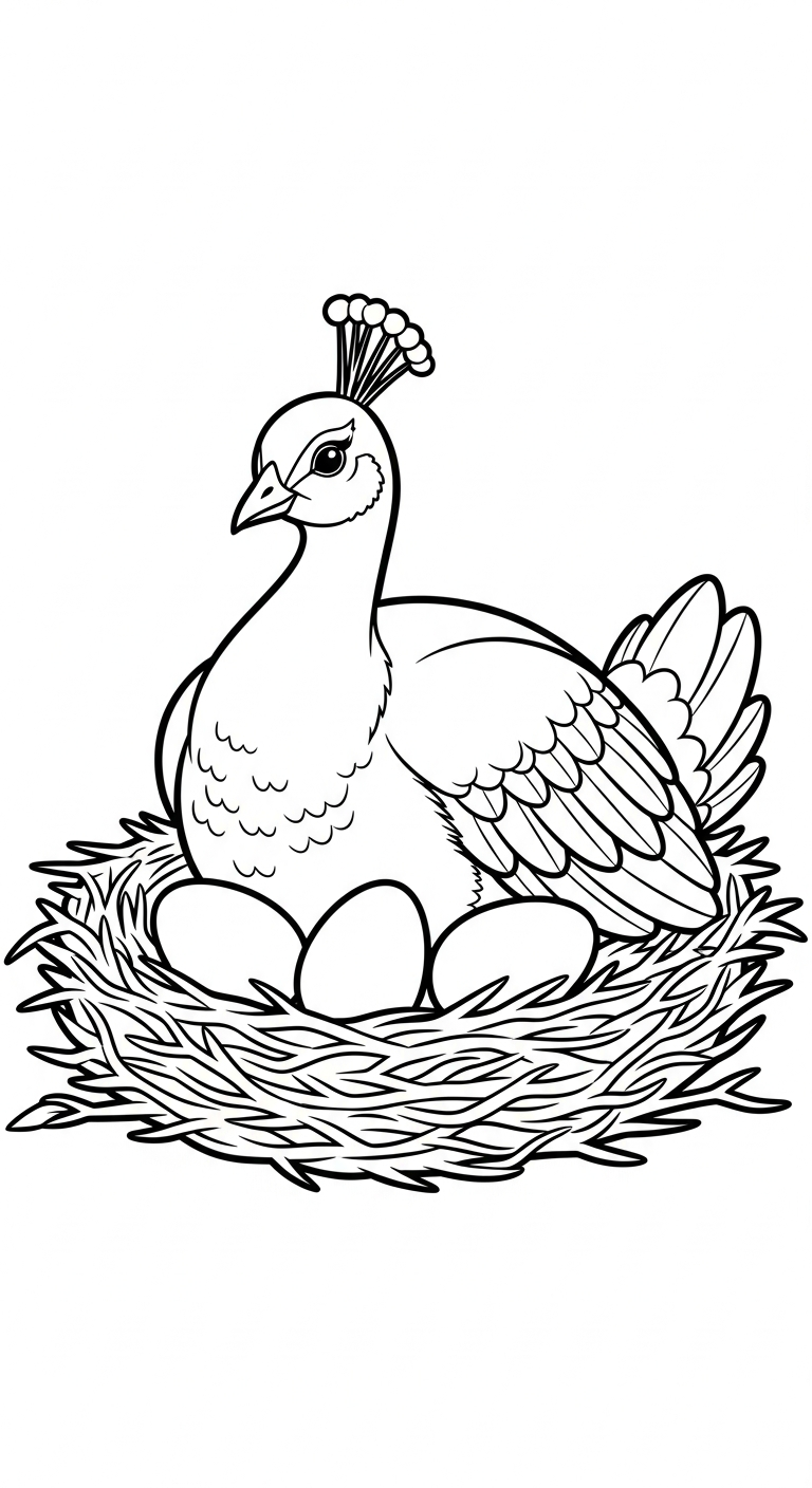 imprimer coloriage Paon updated