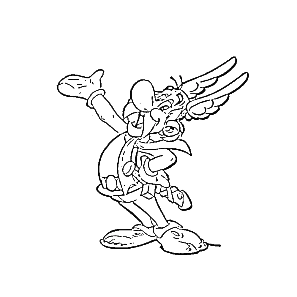 coloriage Asterix a telecharger