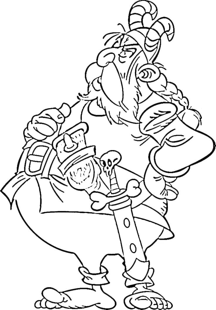 imprimer coloriage Asterix gratuit 2