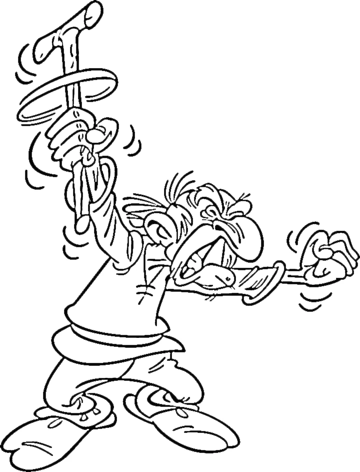 coloriage Asterix à imprimer pour enfant de 7 ans