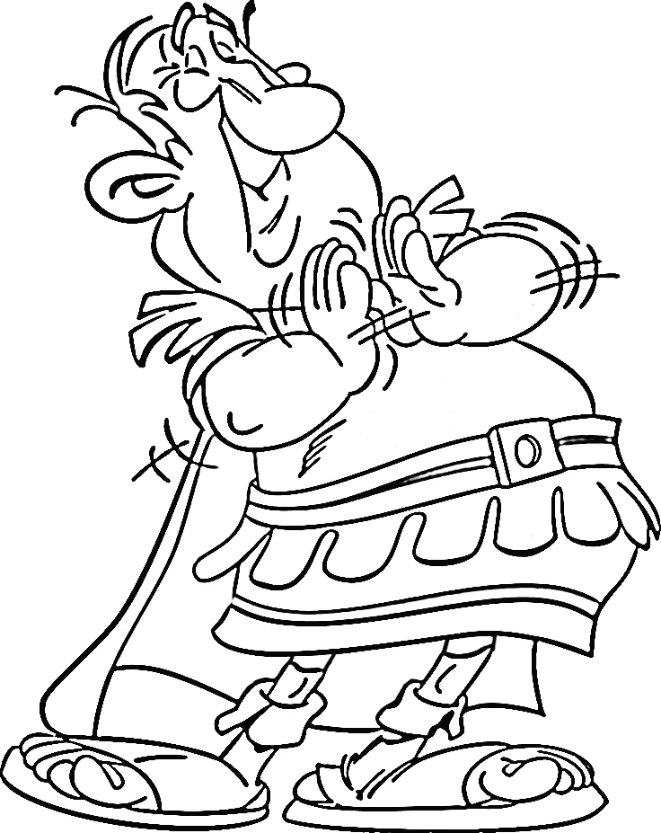 coloriage Asterix pour enfant gratuit