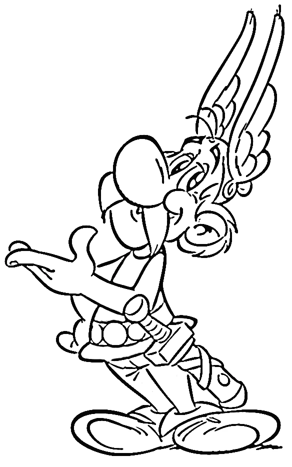 coloriage Asterix pour enfant de 10 ans 1