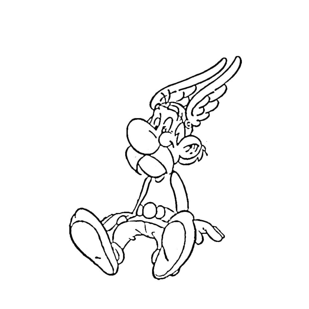 coloriage Asterix à imprimer gratuit 1