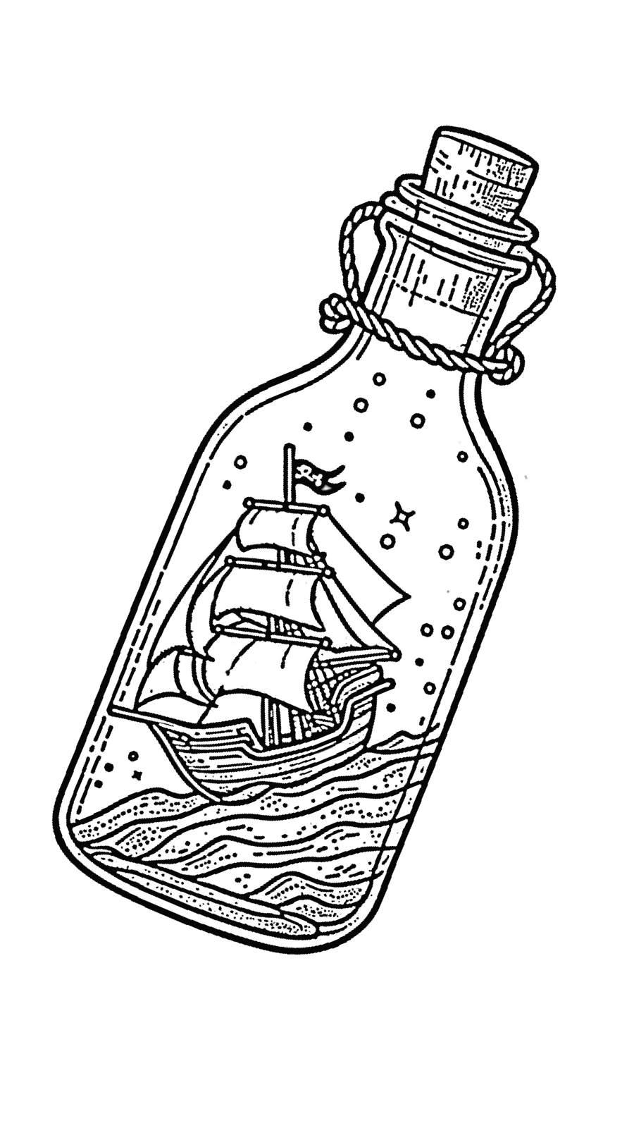 coloriage Bateau Pirate à imprimer pdf 1