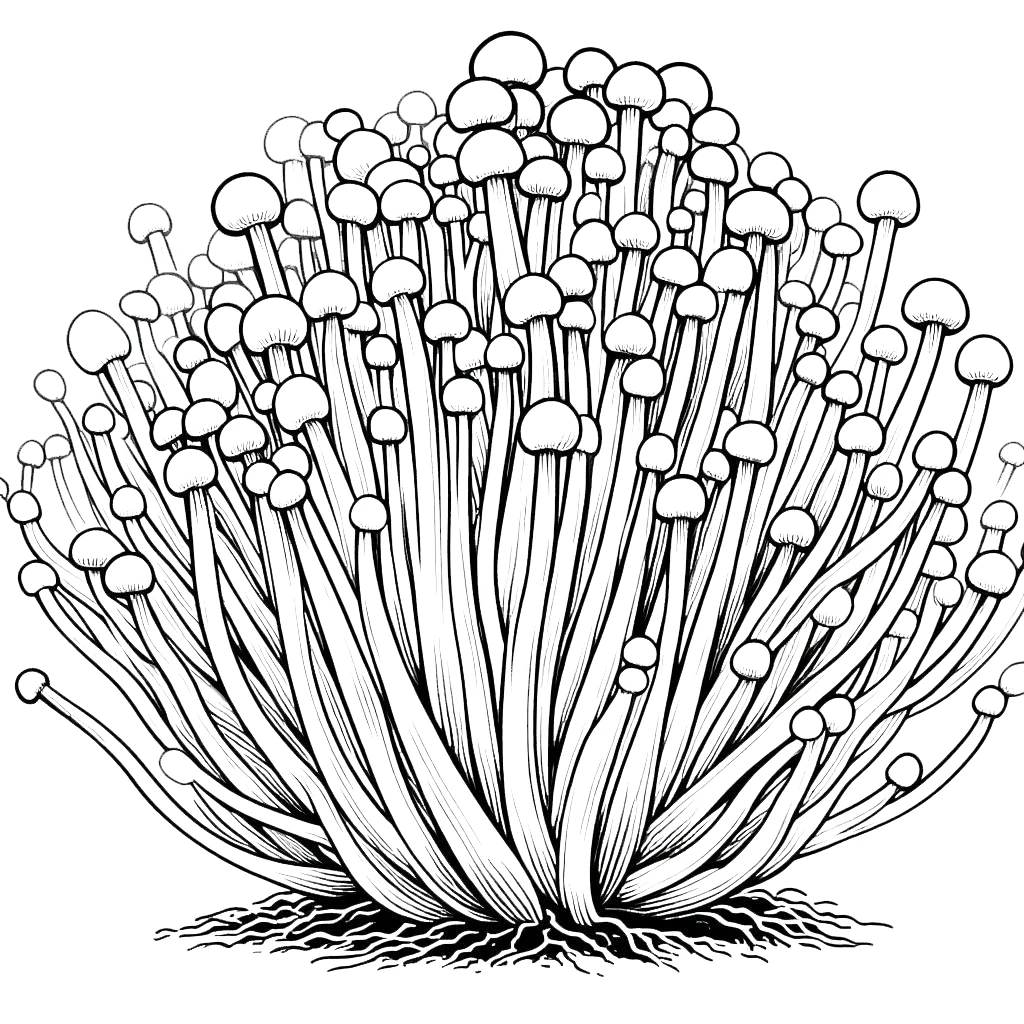 coloriage Champignon gratuit en ligne