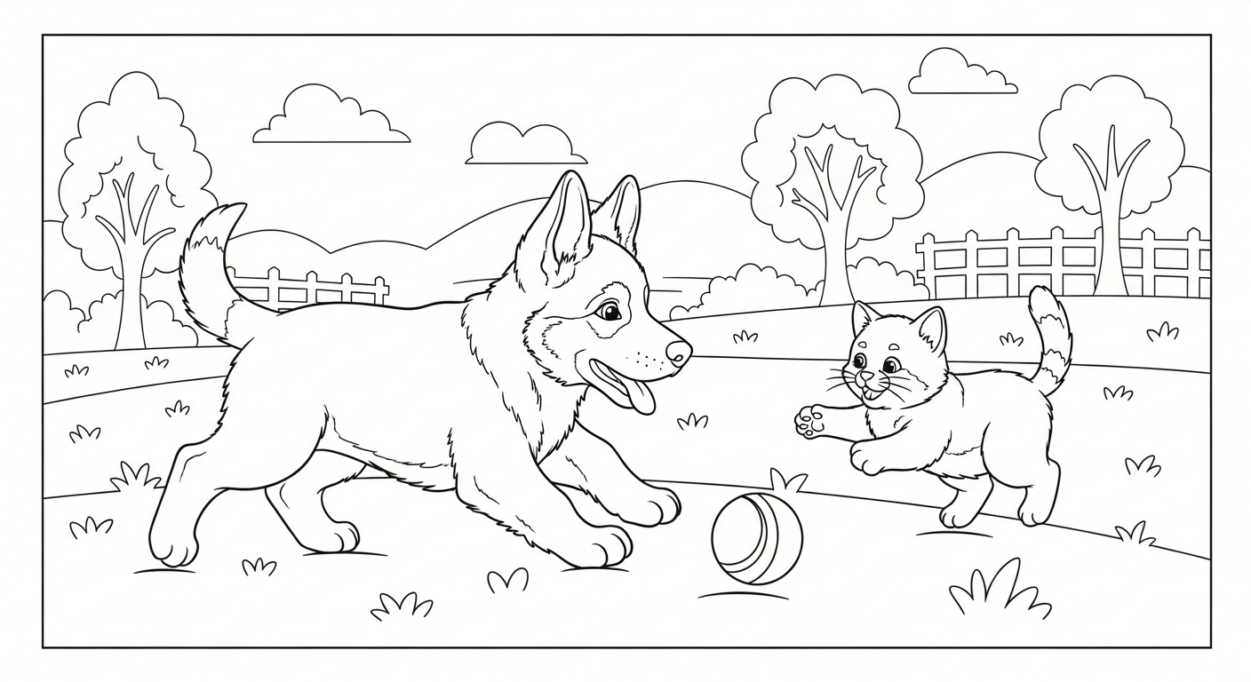 coloriage Chiot updated pour enfants a imprimer gratuit