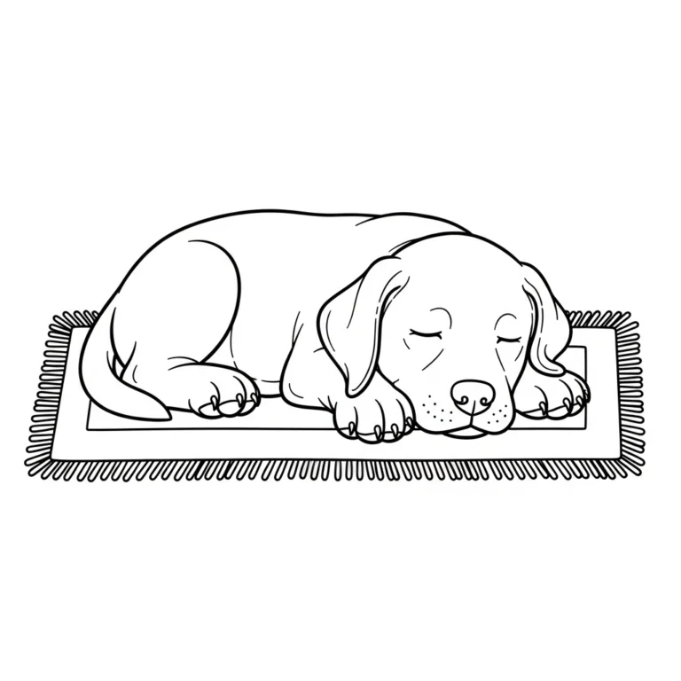 Coloriage Chiot