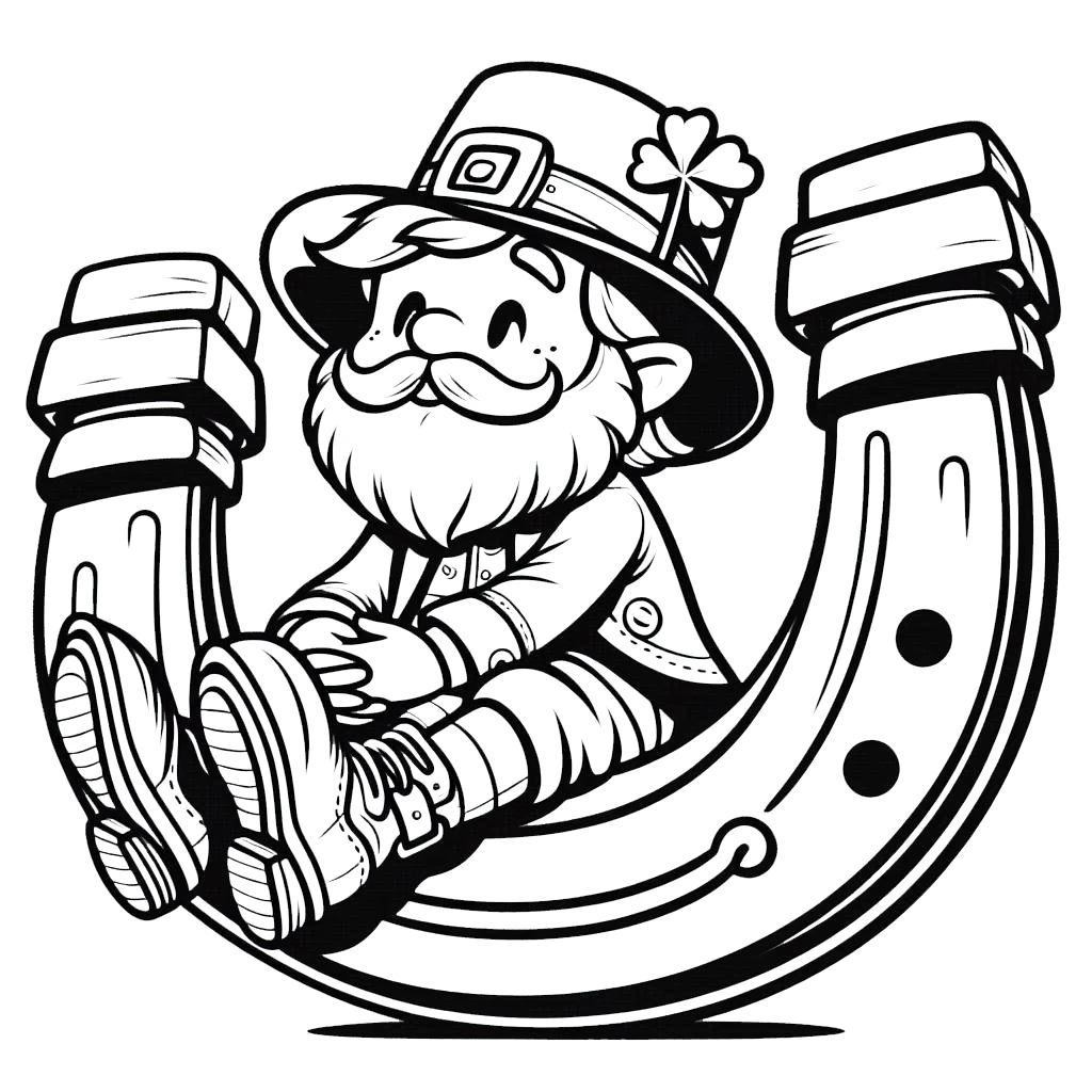 coloriage Leprechaun à imprimer pdf