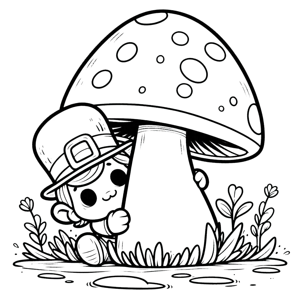 coloriage Leprechaun a imprimer 1