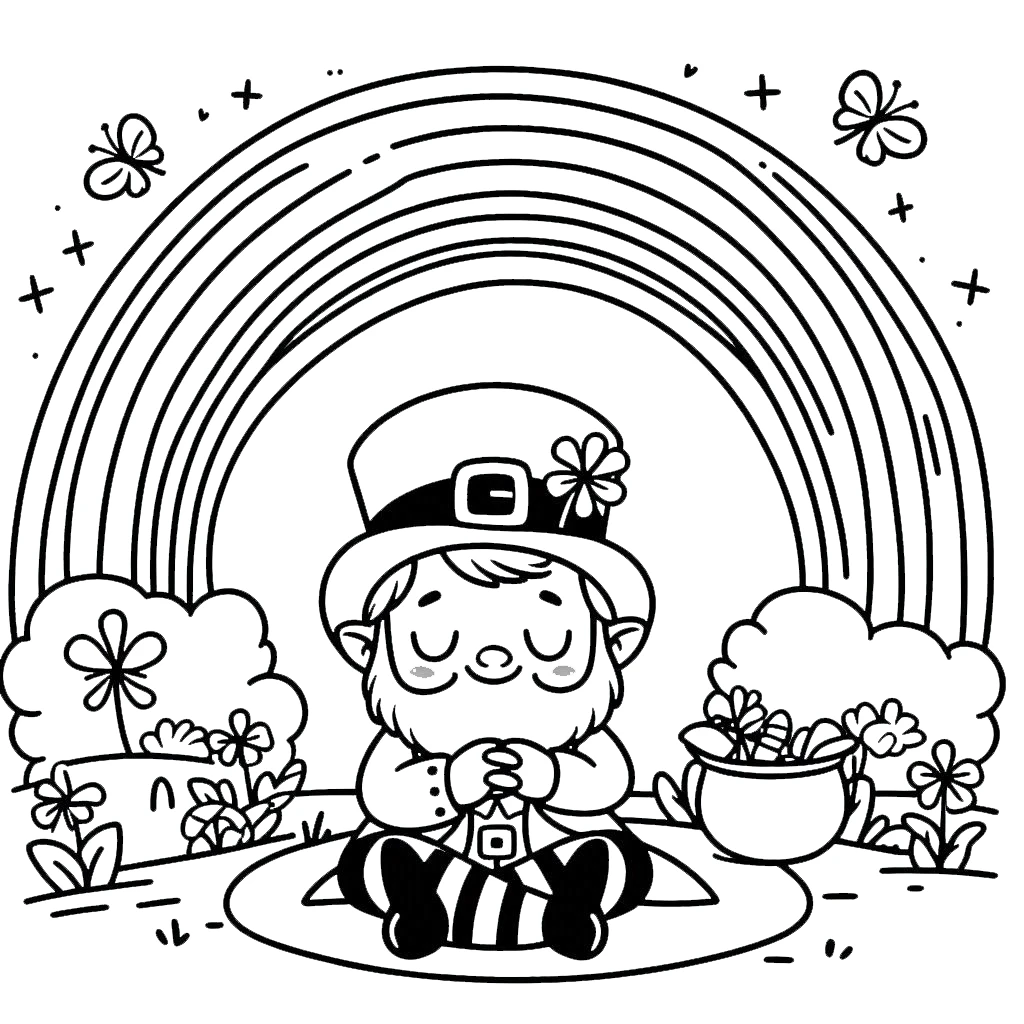 coloriage Leprechaun en ligne pour enfant 1