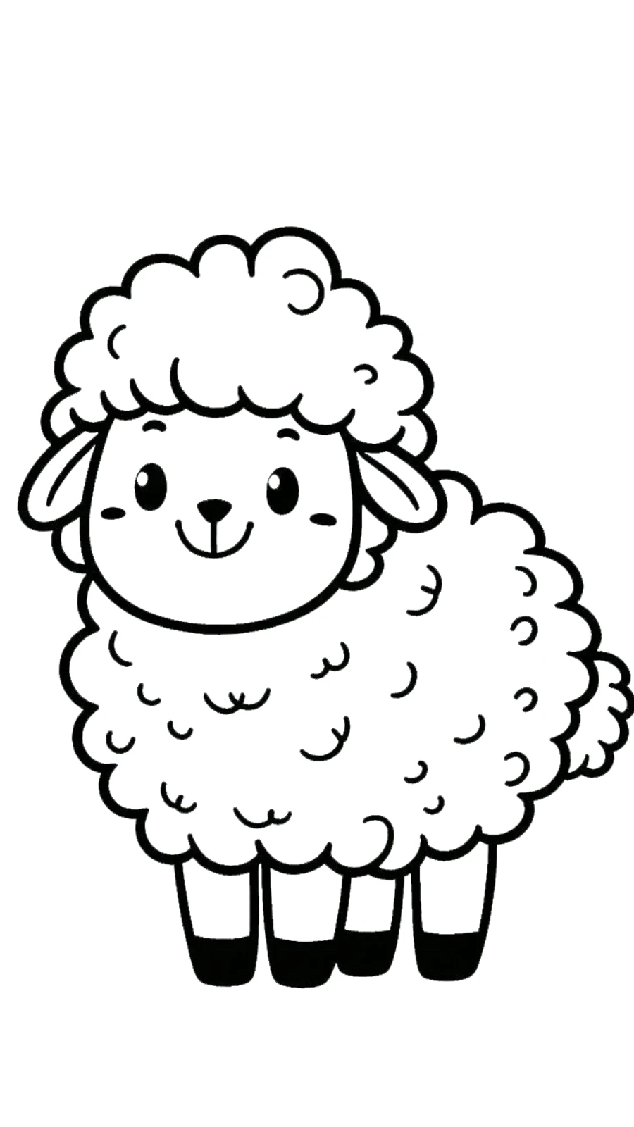 coloriage Mouton à imprimer pdf