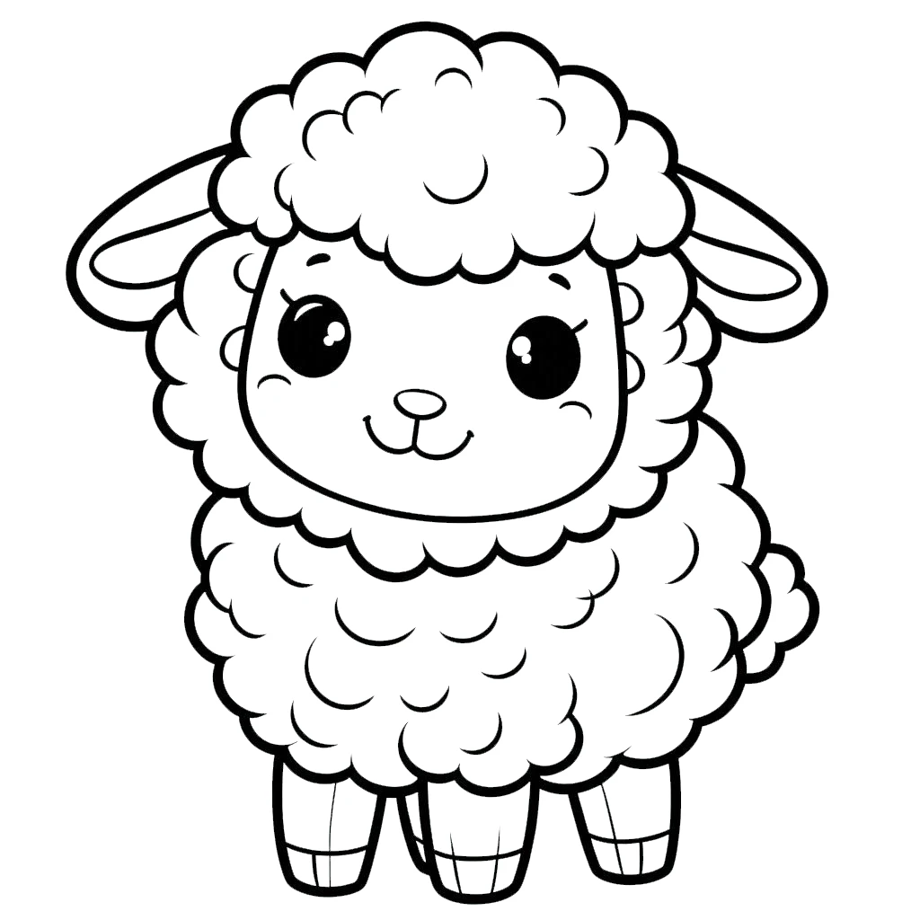 coloriage Mouton à imprimer gratuitement