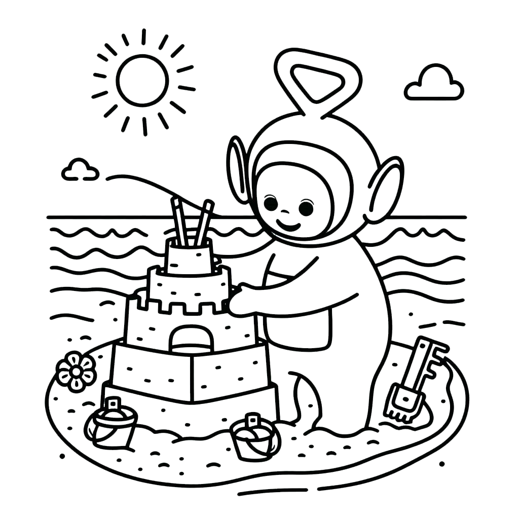 coloriage Teletubbies à imprimer