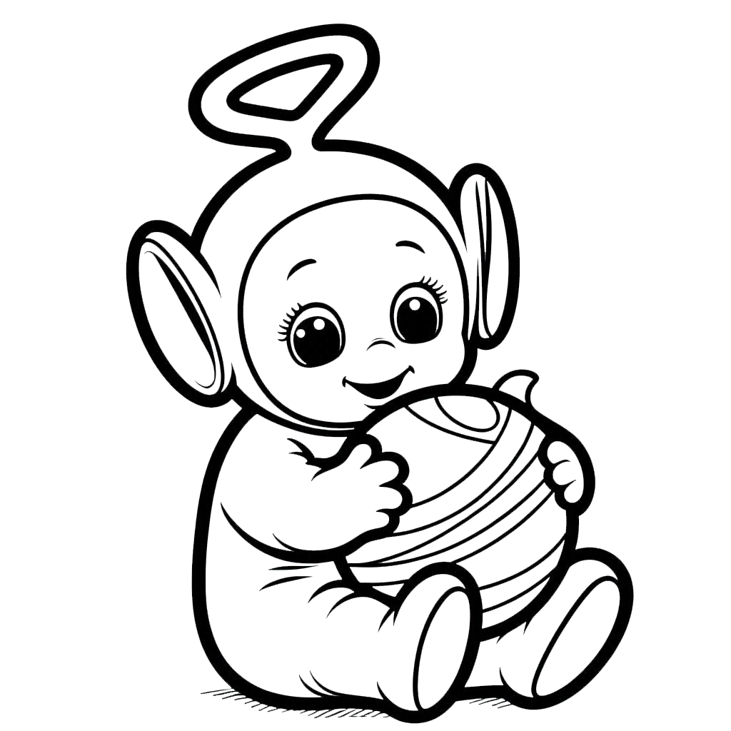 imprimer coloriage Teletubbies gratuit