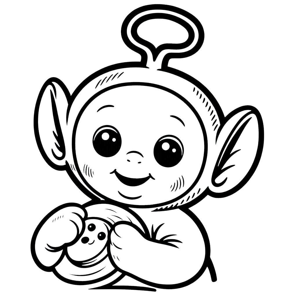 coloriage Teletubbies pour enfants à imprimer 1