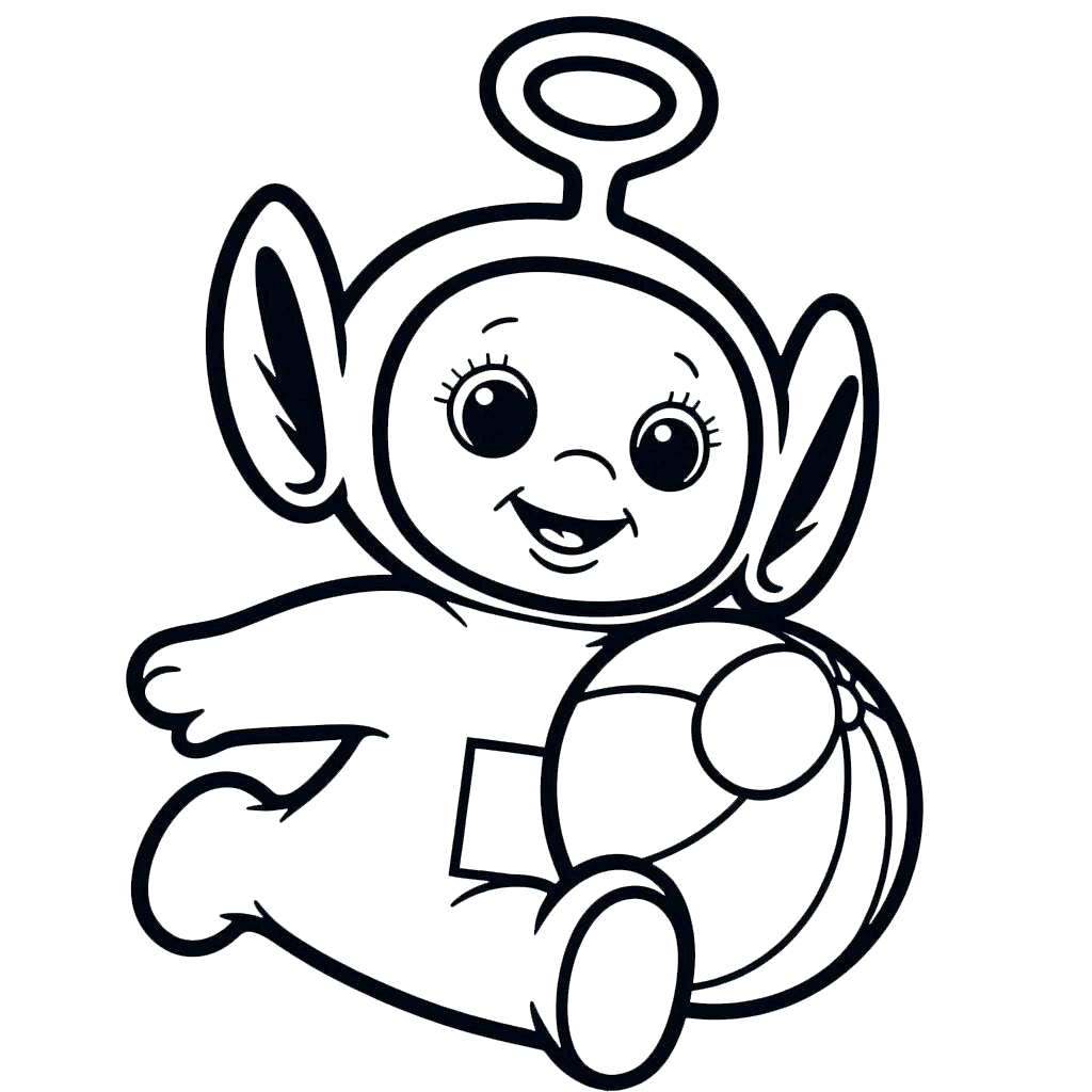 coloriage Teletubbies a imprimer