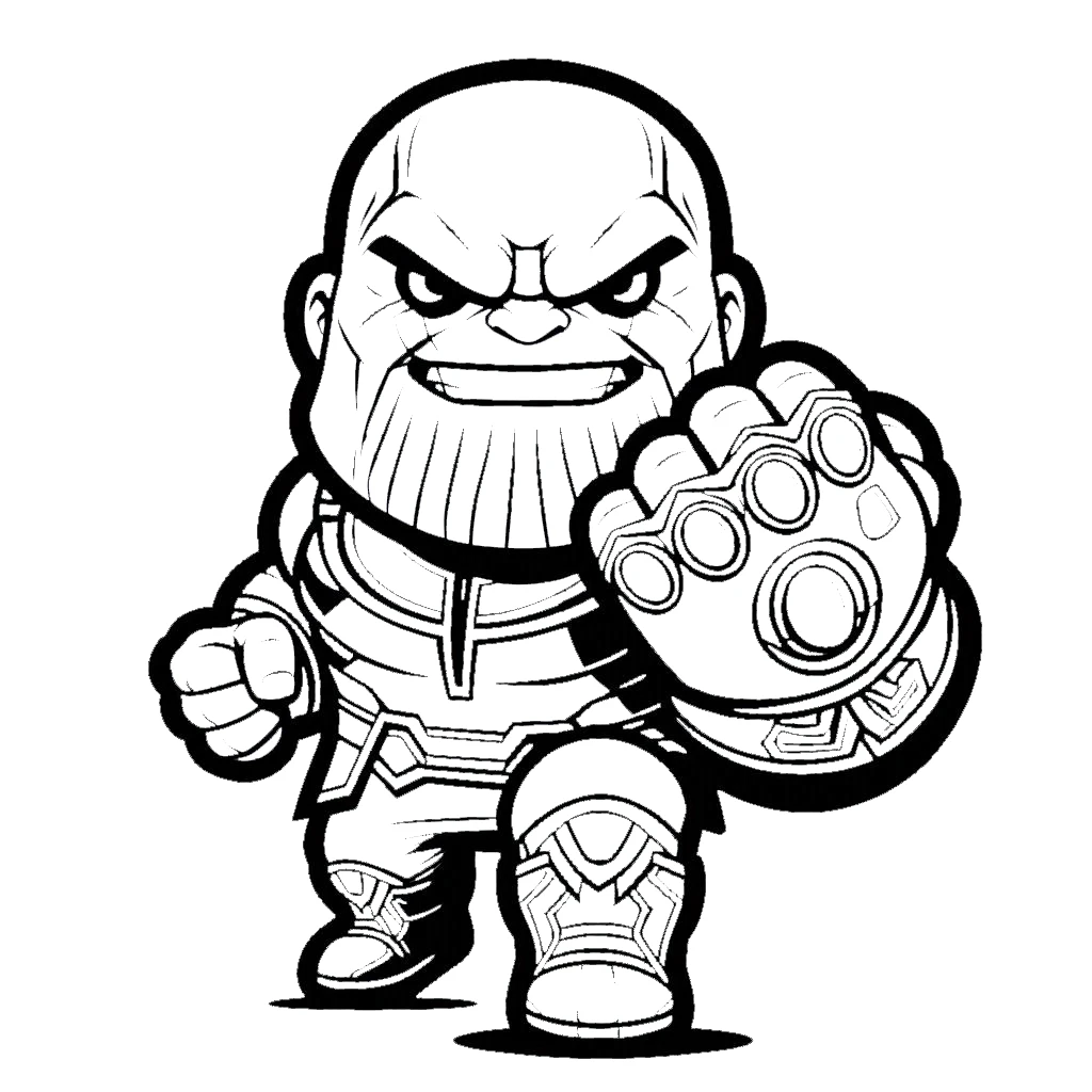 coloriage Thanos en ligne