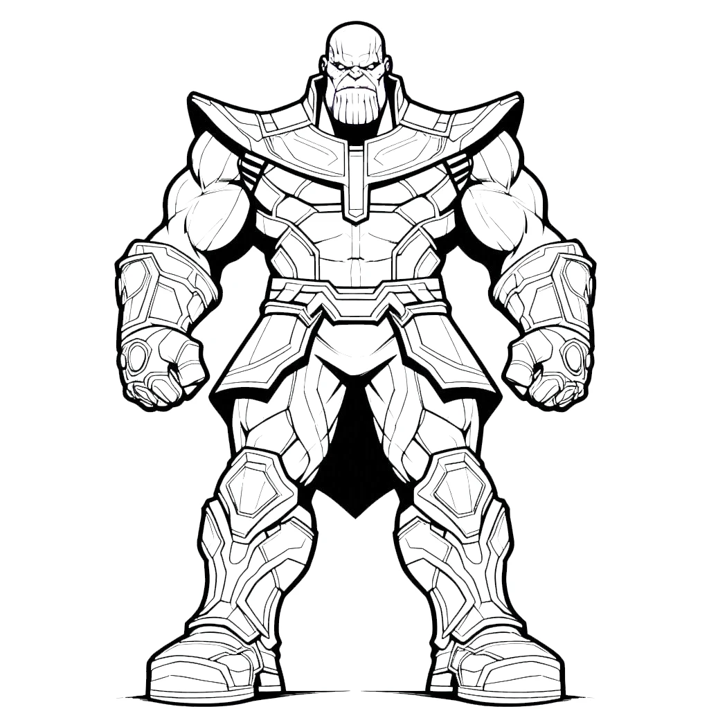 coloriage Thanos en ligne 1