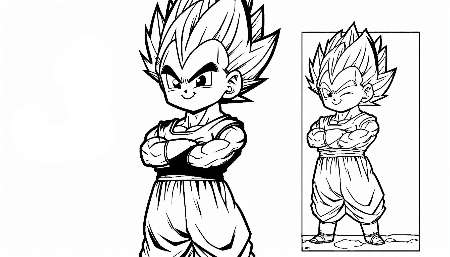 coloriage Vegeta et dessins