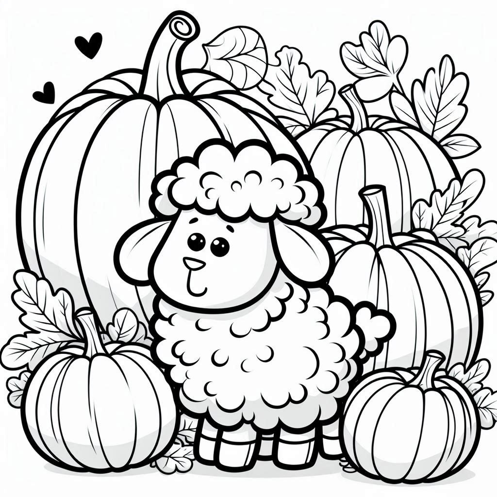 coloriage Mouton gratuit