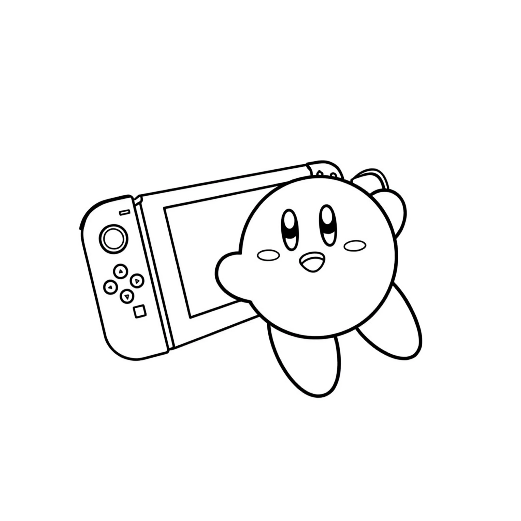 coloriage Nintendo Switch pour enfant de à imprimer