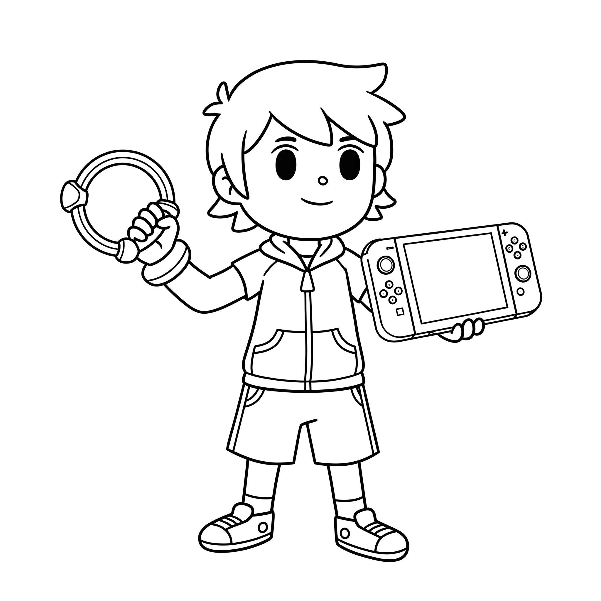coloriage Nintendo Switch de pour enfants