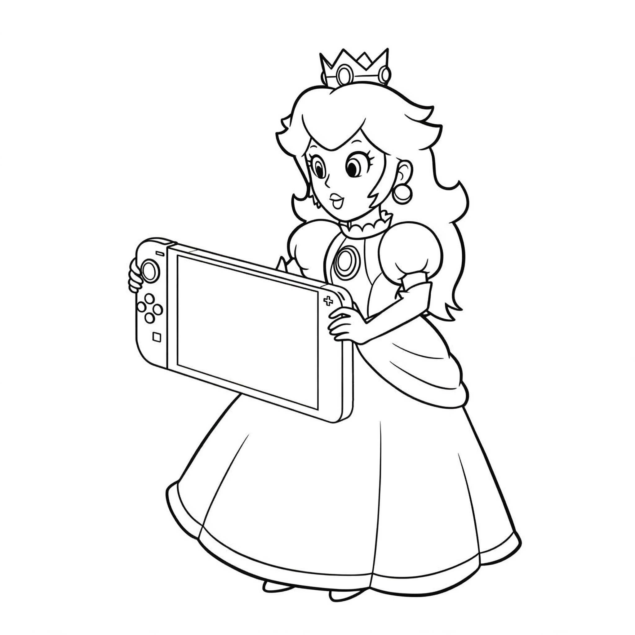 coloriage Nintendo Switch pour enfant de 10 ans