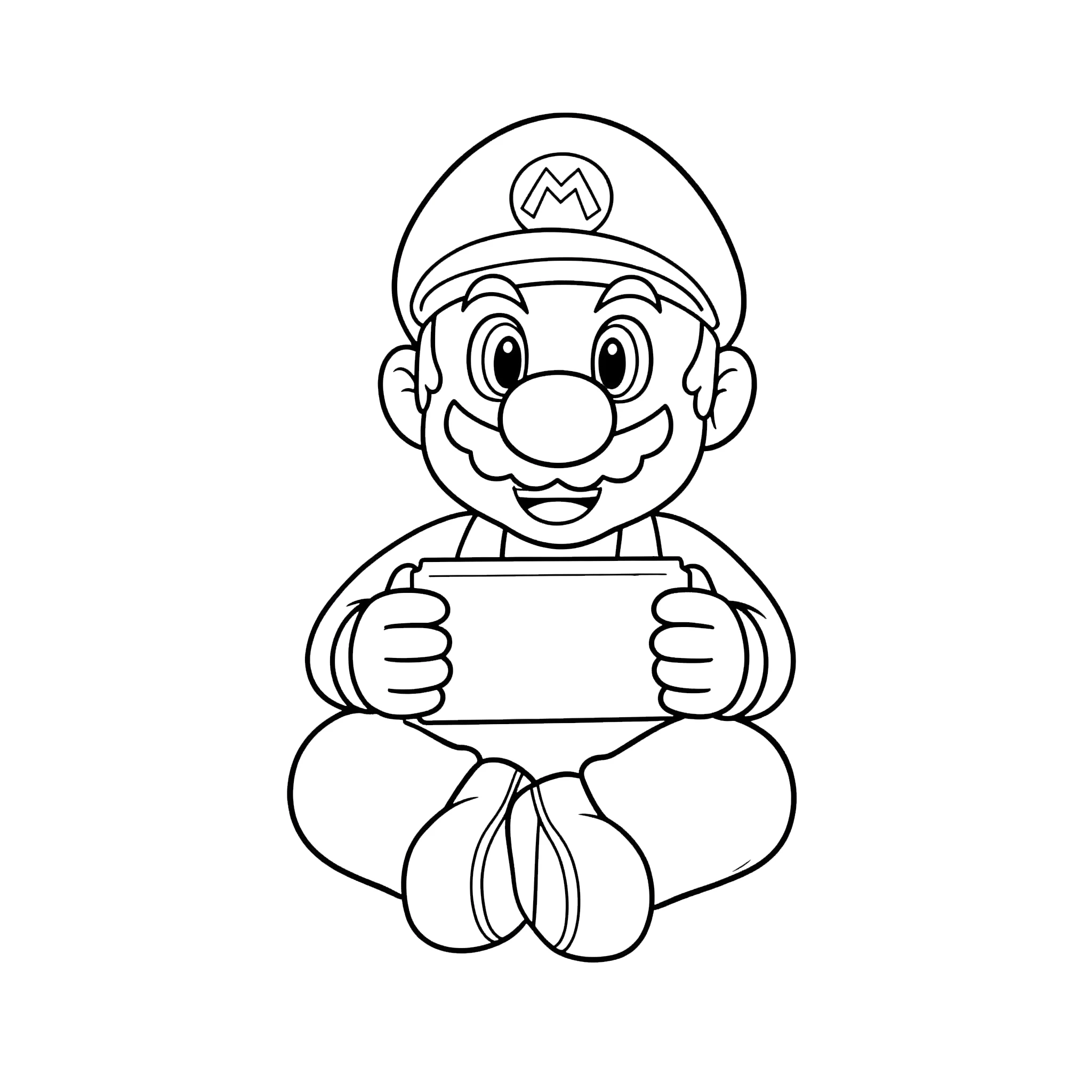 coloriage Nintendo Switch pour enfant de 3 ans